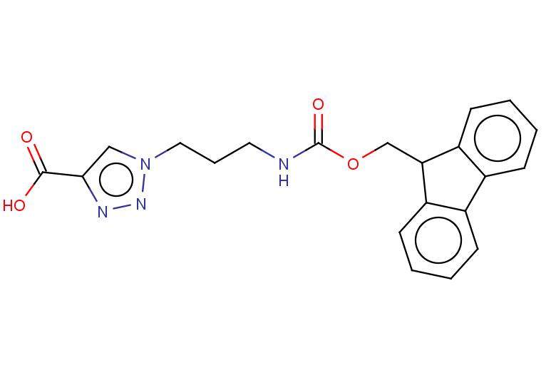 1-[3-({[(9H-fluoren-9-yl)methoxy]carbonyl}amino)propyl]-1H-1,2,3-triazole-4-carboxylic acid