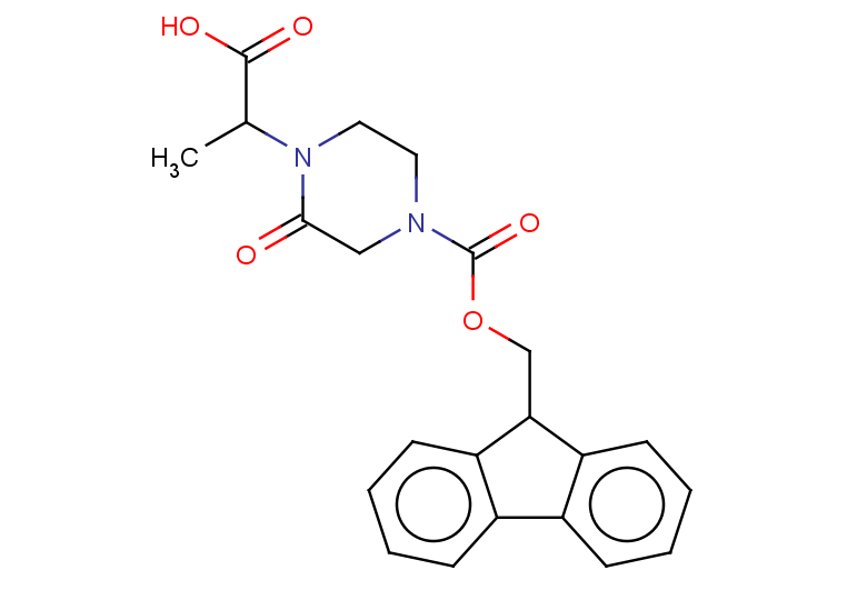 2-(4-{[(9H-fluoren-9-yl)methoxy]carbonyl}-2-oxopiperazin-1-yl)propanoic acid