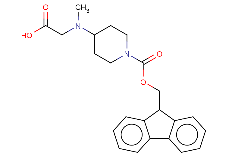 2-[(1-{[(9H-fluoren-9-yl)methoxy]carbonyl}piperidin-4-yl)(methyl)amino]acetic acid