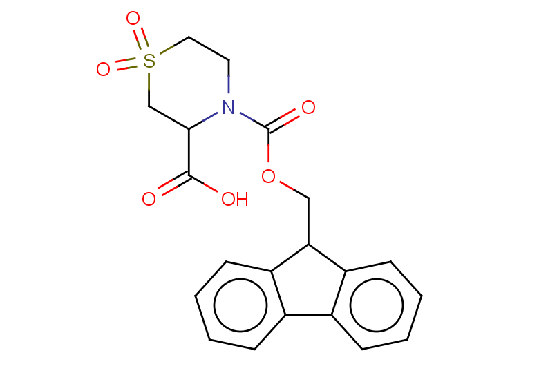 4-{[(9H-fluoren-9-yl)methoxy]carbonyl}thiomorpholine-3-carboxylic acid 1,1-dioxide