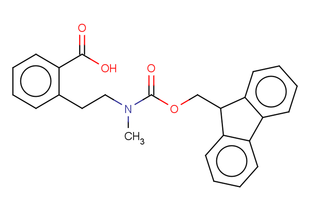 2-[2-({[(9H-fluoren-9-yl)methoxy]carbonyl}(methyl)amino)ethyl]benzoic acid