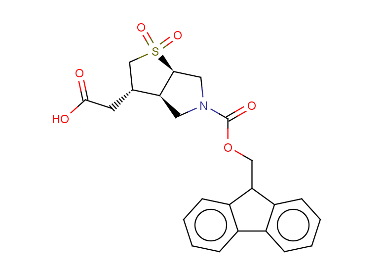 rac-2-[(3R,3aS,6aS)-5-{[(9H-fluoren-9-yl)methoxy]carbonyl}-1,1-dioxo-hexahydro-2H-1lambda6-thieno[2,3-c]pyrrol-3-yl]acetic acid