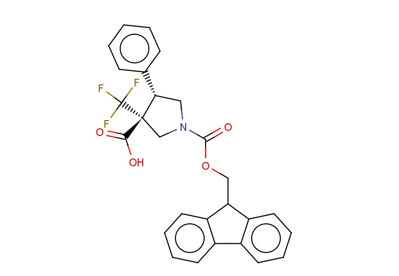 rac-(3R,4S)-1-{[(9H-fluoren-9-yl)methoxy]carbonyl}-4-phenyl-3-(trifluoromethyl)pyrrolidine-3-carboxylic acid, cis