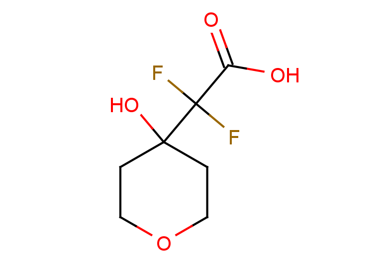 2,2-difluoro-2-(4-hydroxyoxan-4-yl)acetic acid