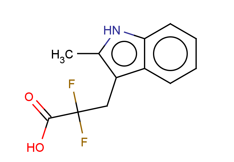 2,2-difluoro-3-(2-methyl-1H-indol-3-yl)propanoic acid