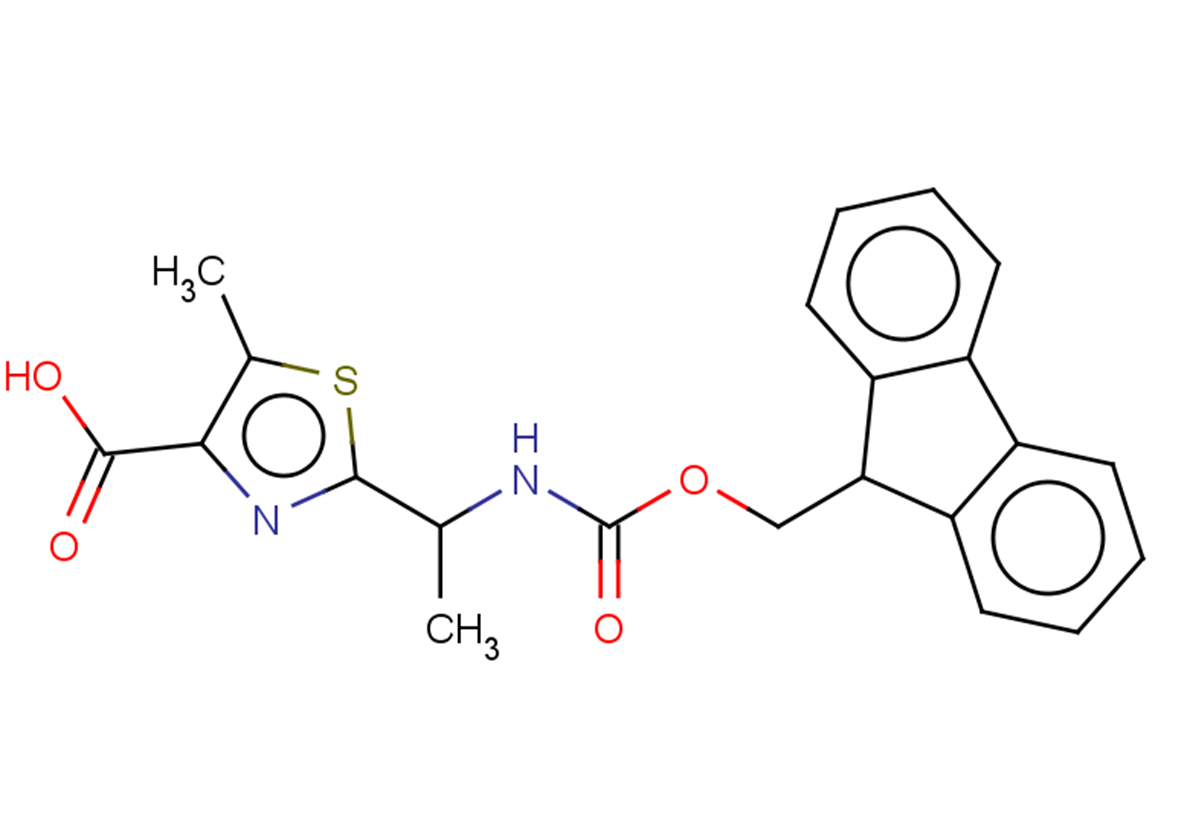2-[1-({[(9H-fluoren-9-yl)methoxy]carbonyl}amino)ethyl]-5-methyl-1,3-thiazole-4-carboxylic acid