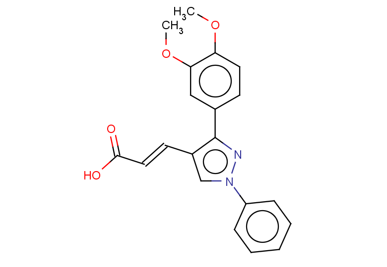 (2E)-3-[3-(3,4-dimethoxyphenyl)-1-phenyl-1H-pyrazol-4-yl]prop-2-enoic acid