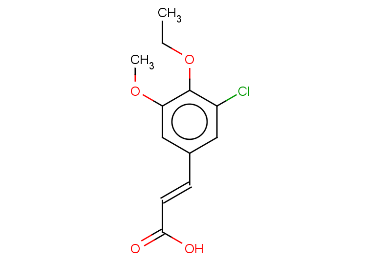 (2E)-3-(3-chloro-4-ethoxy-5-methoxyphenyl)prop-2-enoic acid