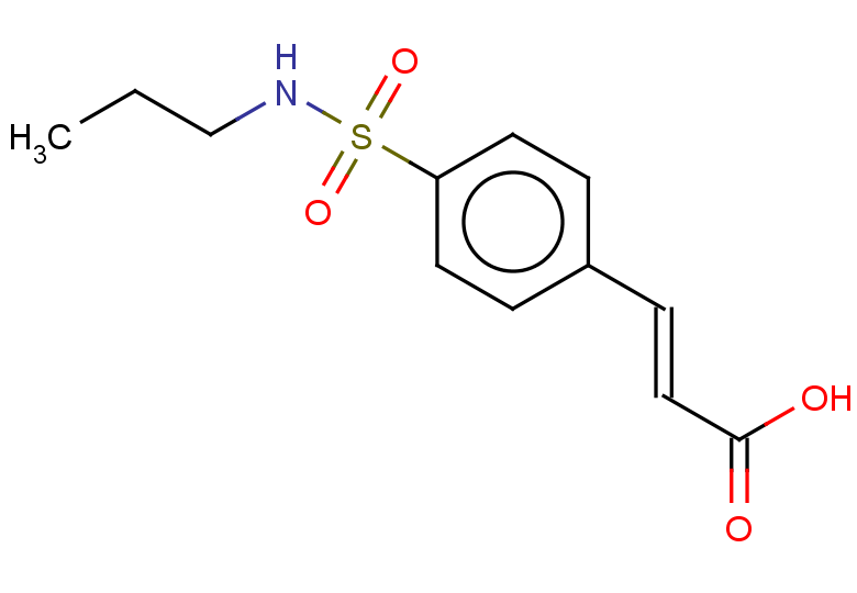 (2E)-3-[4-(propylsulfamoyl)phenyl]prop-2-enoic acid
