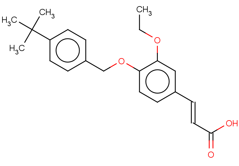 (2E)-3-{4-[(4-tert-butylphenyl)methoxy]-3-ethoxyphenyl}prop-2-enoic acid