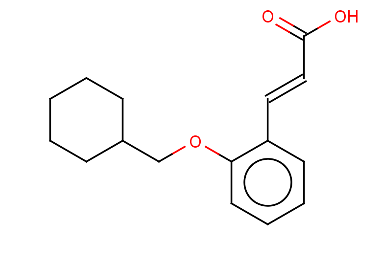 (2E)-3-[2-(cyclohexylmethoxy)phenyl]prop-2-enoic acid