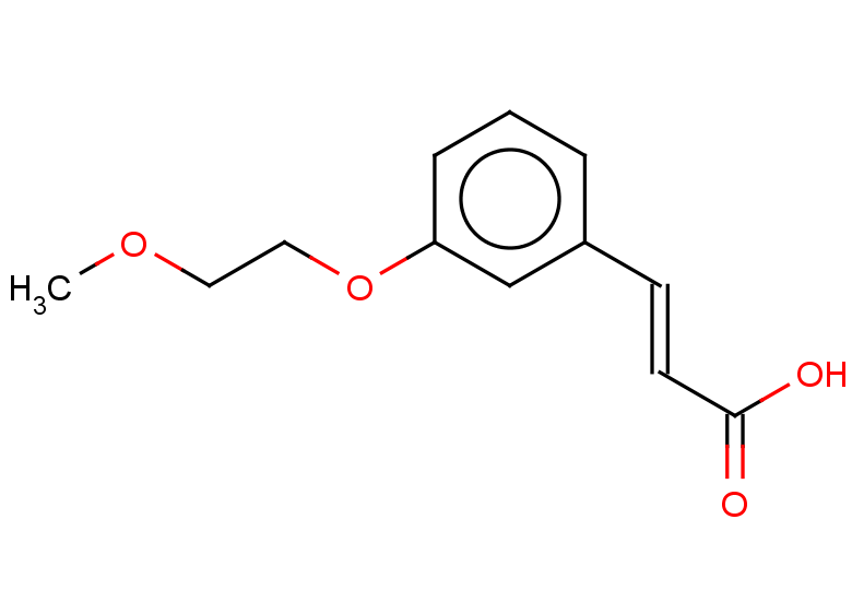 (2E)-3-[3-(2-methoxyethoxy)phenyl]prop-2-enoic acid