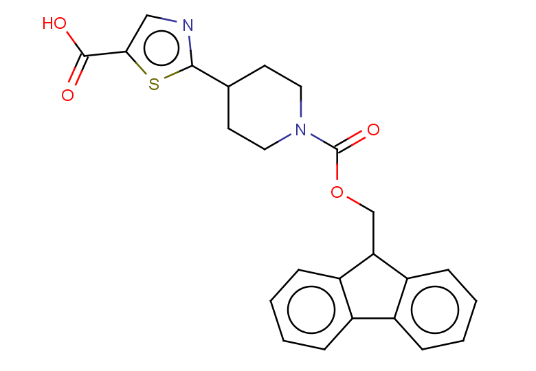 2-(1-{[(9H-fluoren-9-yl)methoxy]carbonyl}piperidin-4-yl)-1,3-thiazole-5-carboxylic acid