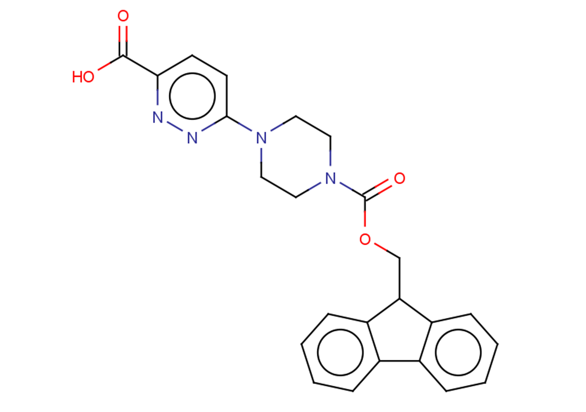 6-(4-{[(9H-fluoren-9-yl)methoxy]carbonyl}piperazin-1-yl)pyridazine-3-carboxylic acid