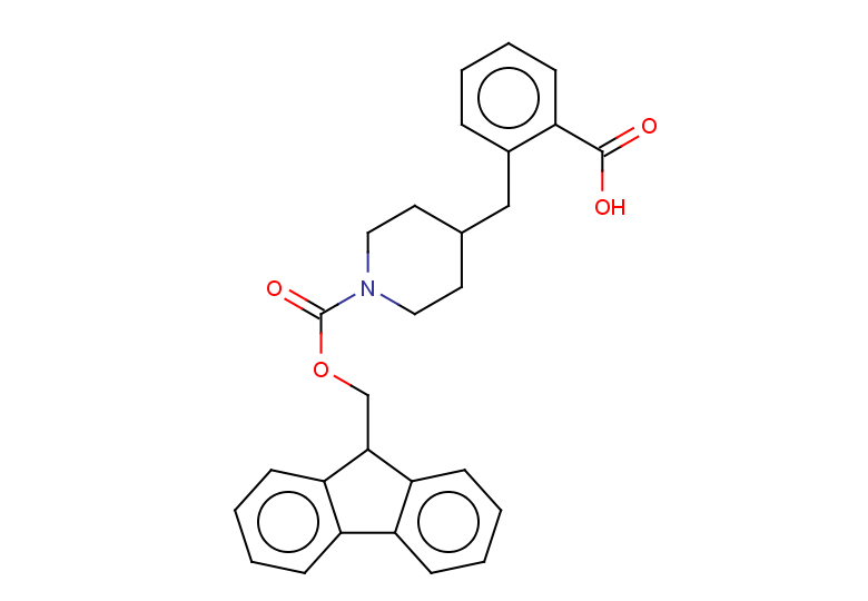 2-[(1-{[(9H-fluoren-9-yl)methoxy]carbonyl}piperidin-4-yl)methyl]benzoic acid