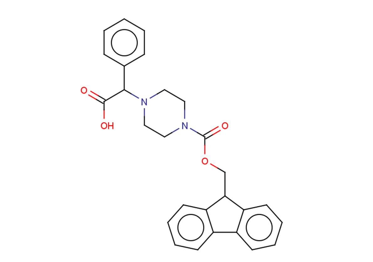 2-(4-{[(9H-fluoren-9-yl)methoxy]carbonyl}piperazin-1-yl)-2-phenylacetic acid