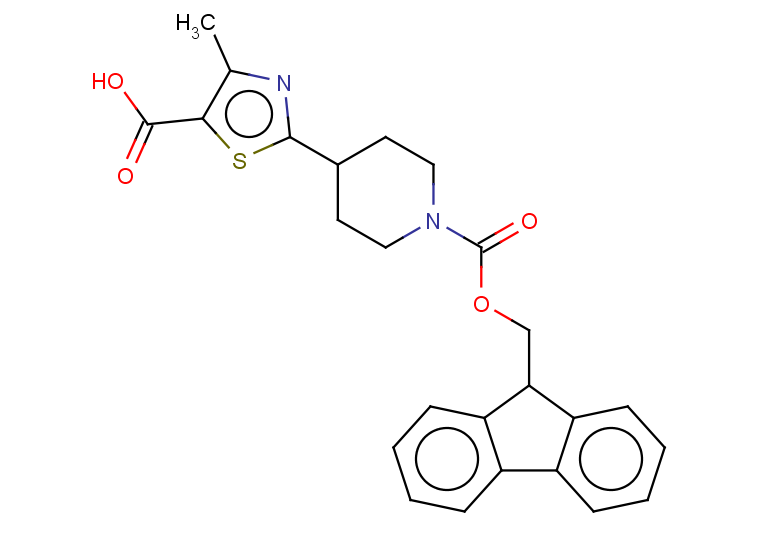 2-(1-{[(9H-fluoren-9-yl)methoxy]carbonyl}piperidin-4-yl)-4-methyl-1,3-thiazole-5-carboxylic acid