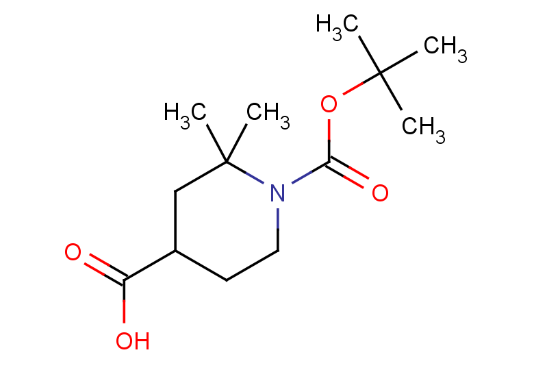 1-[(tert-butoxy)carbonyl]-2,2-dimethylpiperidine-4-carboxylic acid