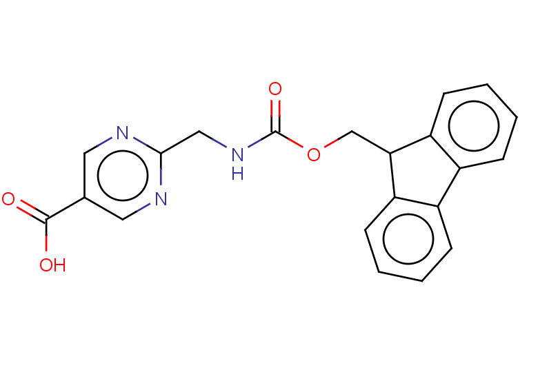 2-[({[(9H-fluoren-9-yl)methoxy]carbonyl}amino)methyl]pyrimidine-5-carboxylic acid