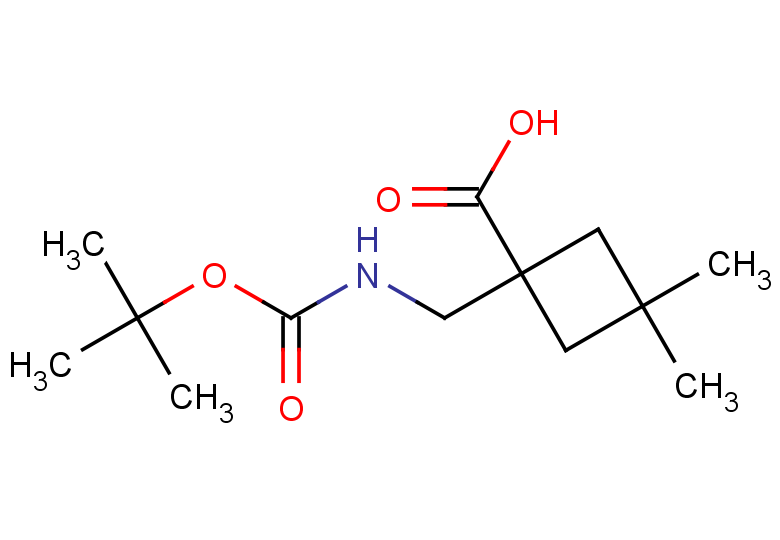 1-({[(tert-butoxy)carbonyl]amino}methyl)-3,3-dimethylcyclobutane-1-carboxylic acid