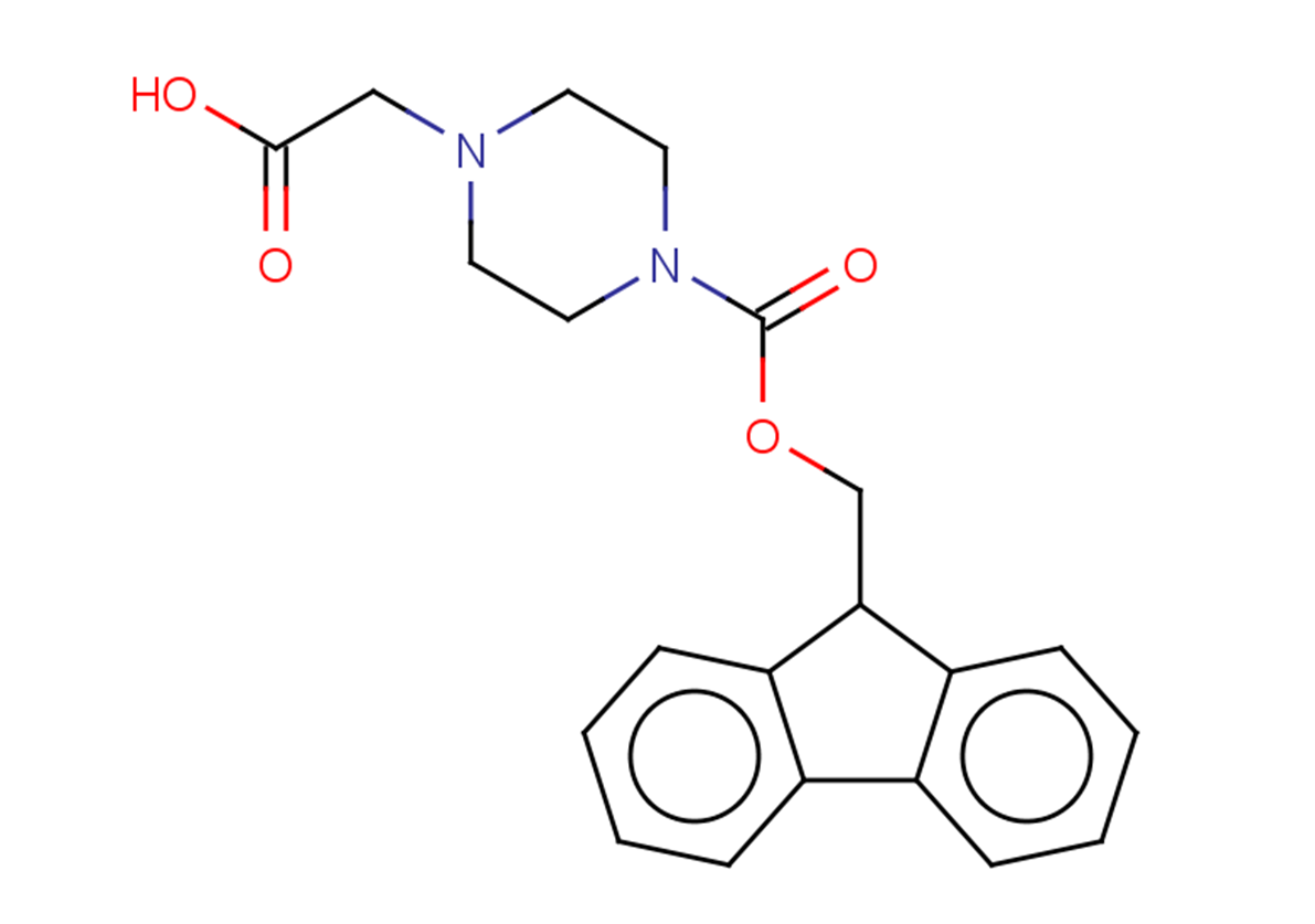2-(4-{[(9H-fluoren-9-yl)methoxy]carbonyl}piperazin-1-yl)acetic acid