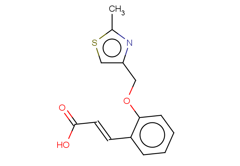 (2E)-3-{2-[(2-methyl-1,3-thiazol-4-yl)methoxy]phenyl}prop-2-enoic acid