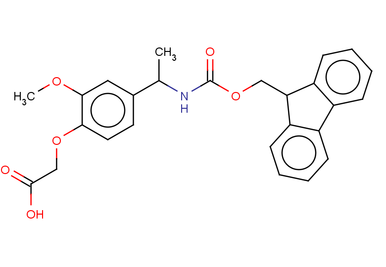 2-[4-(1-{[(9H-fluoren-9-ylmethoxy)carbonyl]amino}ethyl)-2-methoxyphenoxy]acetic acid
