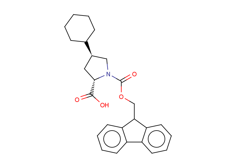 (2S,4S)-4-cyclohexyl-1-{[(9H-fluoren-9-yl)methoxy]carbonyl}pyrrolidine-2-carboxylic acid