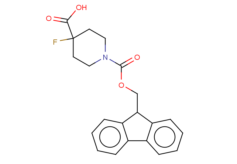 1-{[(9H-fluoren-9-yl)methoxy]carbonyl}-4-fluoropiperidine-4-carboxylic acid