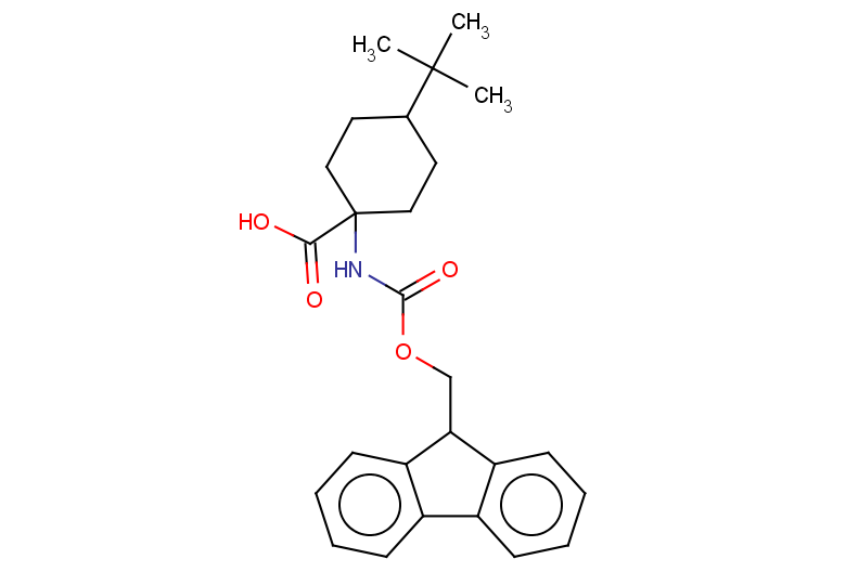 4-tert-butyl-1-{[(9H-fluoren-9-ylmethoxy)carbonyl]amino}cyclohexane-1-carboxylic acid