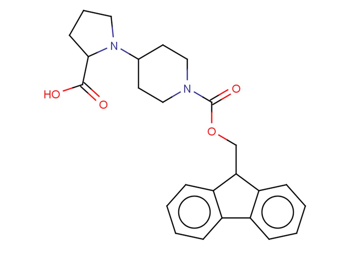 1-{1-[(9H-fluoren-9-ylmethoxy)carbonyl]piperidin-4-yl}pyrrolidine-2-carboxylic acid