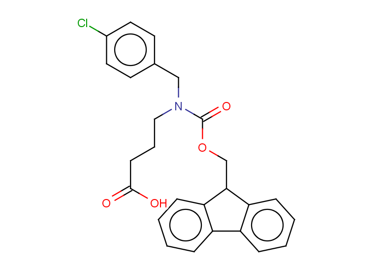 4-{[(4-chlorophenyl)methyl][(9H-fluoren-9-ylmethoxy)carbonyl]amino}butanoic acid