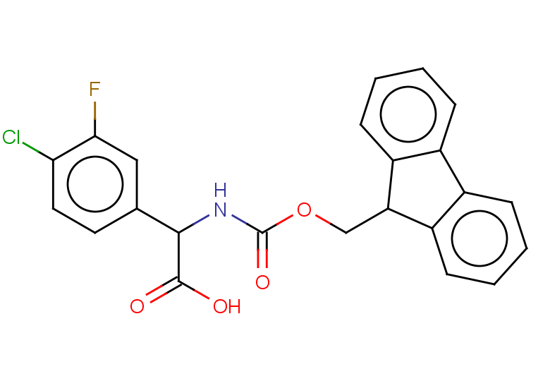 2-(4-chloro-3-fluorophenyl)-2-({[(9H-fluoren-9-yl)methoxy]carbonyl}amino)acetic acid