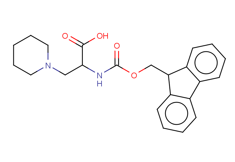 2-({[(9H-fluoren-9-yl)methoxy]carbonyl}amino)-3-(piperidin-1-yl)propanoic acid
