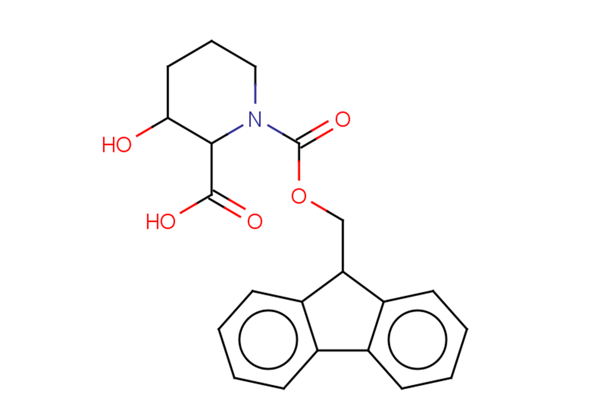 1-{[(9H-fluoren-9-yl)methoxy]carbonyl}-3-hydroxypiperidine-2-carboxylic acid, Mixture of diastereomers