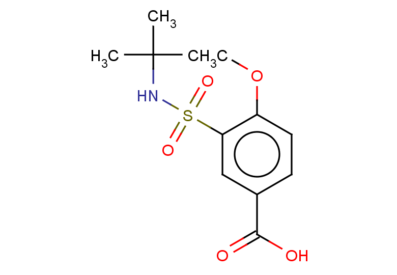 3-(tert-butylsulfamoyl)-4-methoxybenzoic acid
