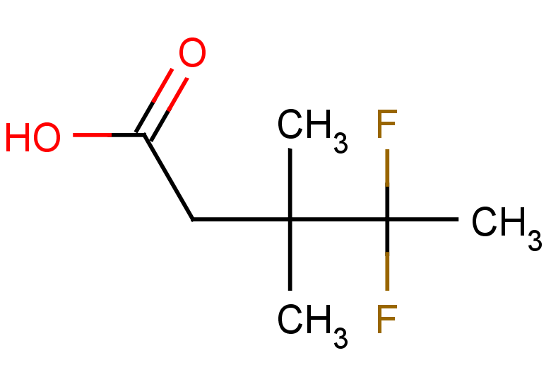 4,4-difluoro-3,3-dimethylpentanoic acid