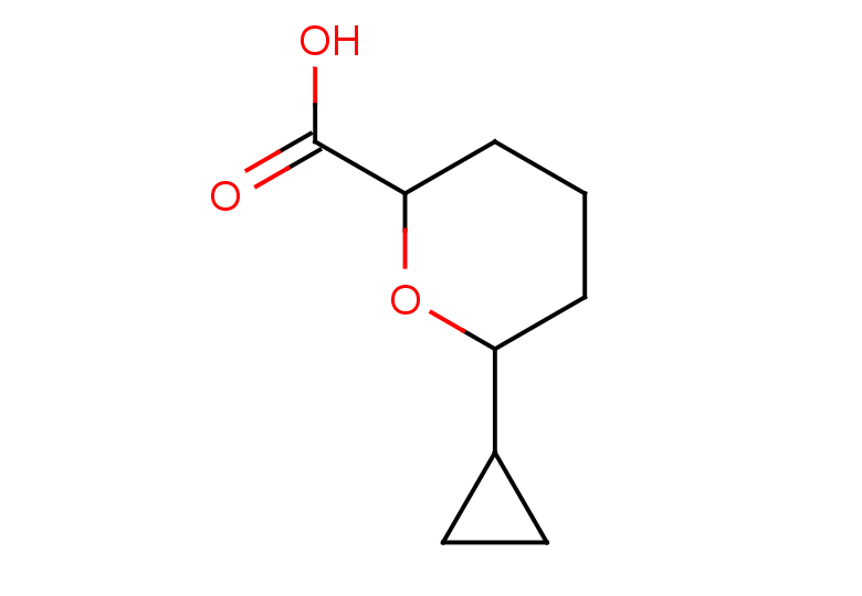 6-cyclopropyloxane-2-carboxylic acid, Mixture of diastereomers