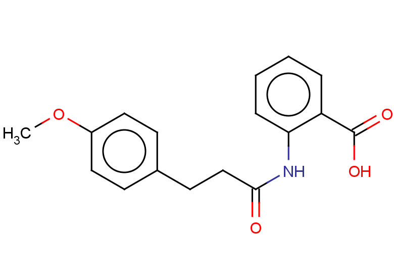 2-[3-(4-methoxyphenyl)propanamido]benzoic acid