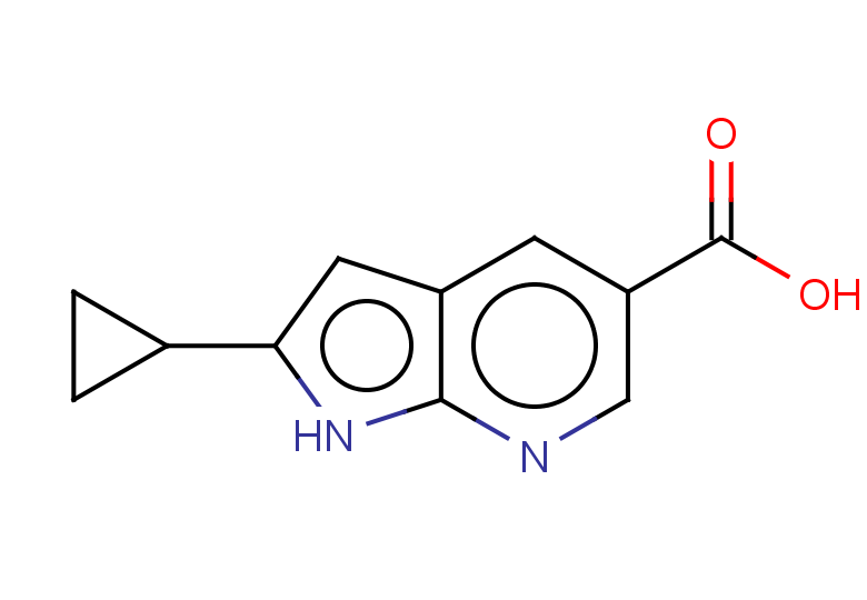 2-cyclopropyl-1H-pyrrolo[2,3-b]pyridine-5-carboxylic acid