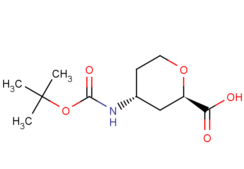 rac-(2R,4R)-4-{[(tert-butoxy)carbonyl]amino}oxane-2-carboxylic acid, trans