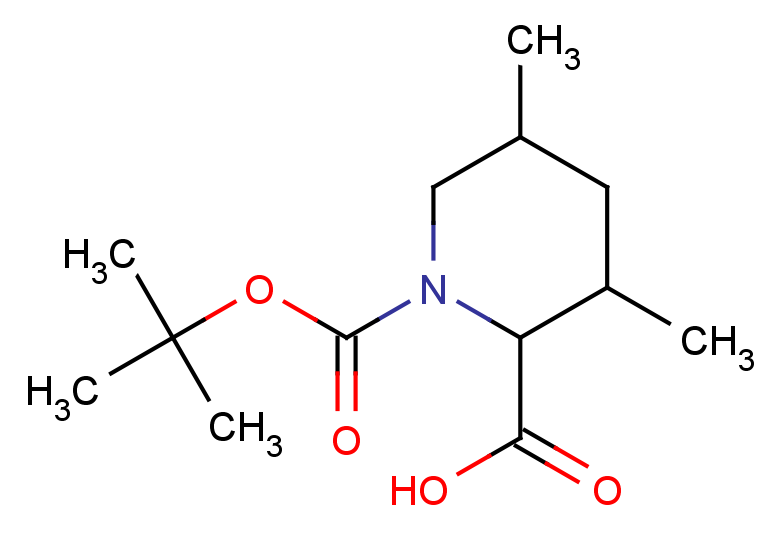 1-[(tert-butoxy)carbonyl]-3,5-dimethylpiperidine-2-carboxylic acid, Mixture of diastereomers