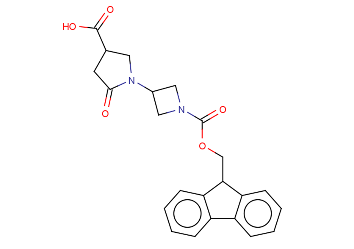 1-(1-{[(9H-fluoren-9-yl)methoxy]carbonyl}azetidin-3-yl)-5-oxopyrrolidine-3-carboxylic acid
