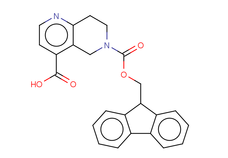 6-{[(9H-fluoren-9-yl)methoxy]carbonyl}-5,6,7,8-tetrahydro-1,6-naphthyridine-4-carboxylic acid