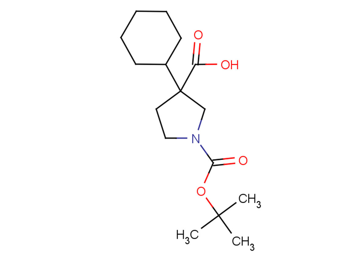 1-[(tert-butoxy)carbonyl]-3-cyclohexylpyrrolidine-3-carboxylic acid