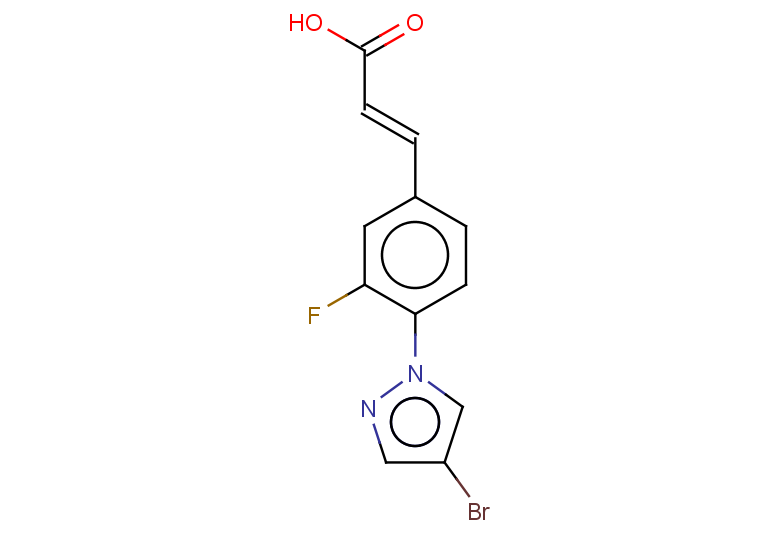 (2E)-3-[4-(4-bromo-1H-pyrazol-1-yl)-3-fluorophenyl]prop-2-enoic acid
