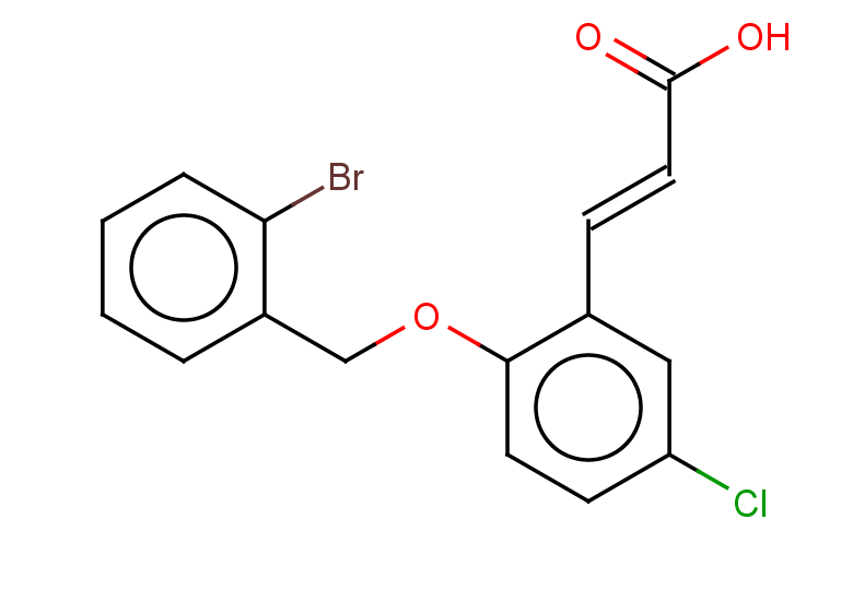 (2E)-3-{2-[(2-bromophenyl)methoxy]-5-chlorophenyl}prop-2-enoic acid