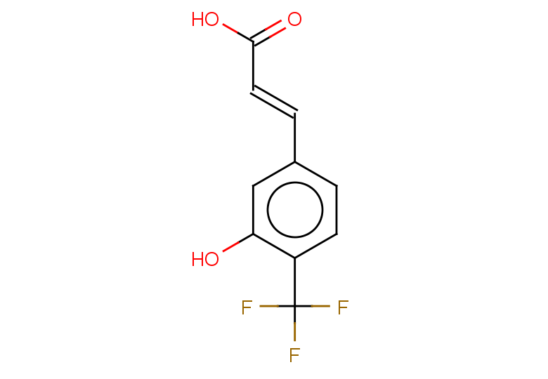 (2E)-3-[3-hydroxy-4-(trifluoromethyl)phenyl]prop-2-enoic acid