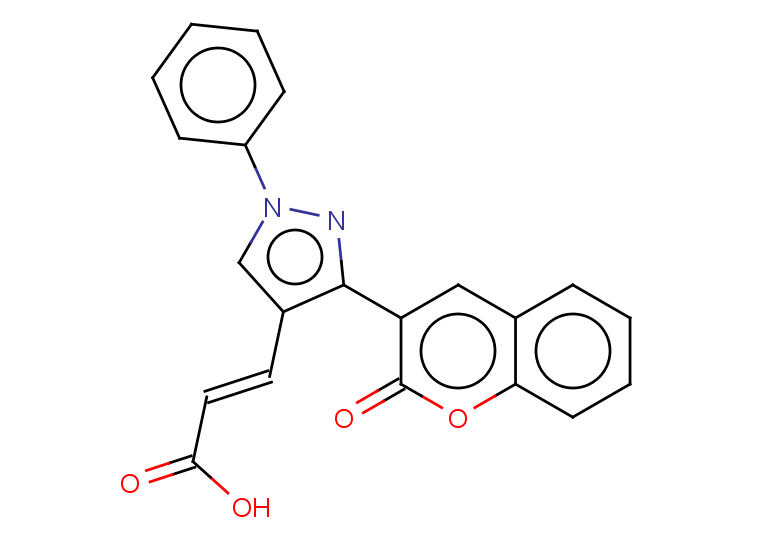 (2E)-3-[3-(2-oxo-2H-chromen-3-yl)-1-phenyl-1H-pyrazol-4-yl]prop-2-enoic acid