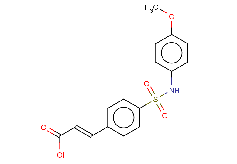 (2E)-3-{4-[(4-methoxyphenyl)sulfamoyl]phenyl}prop-2-enoic acid